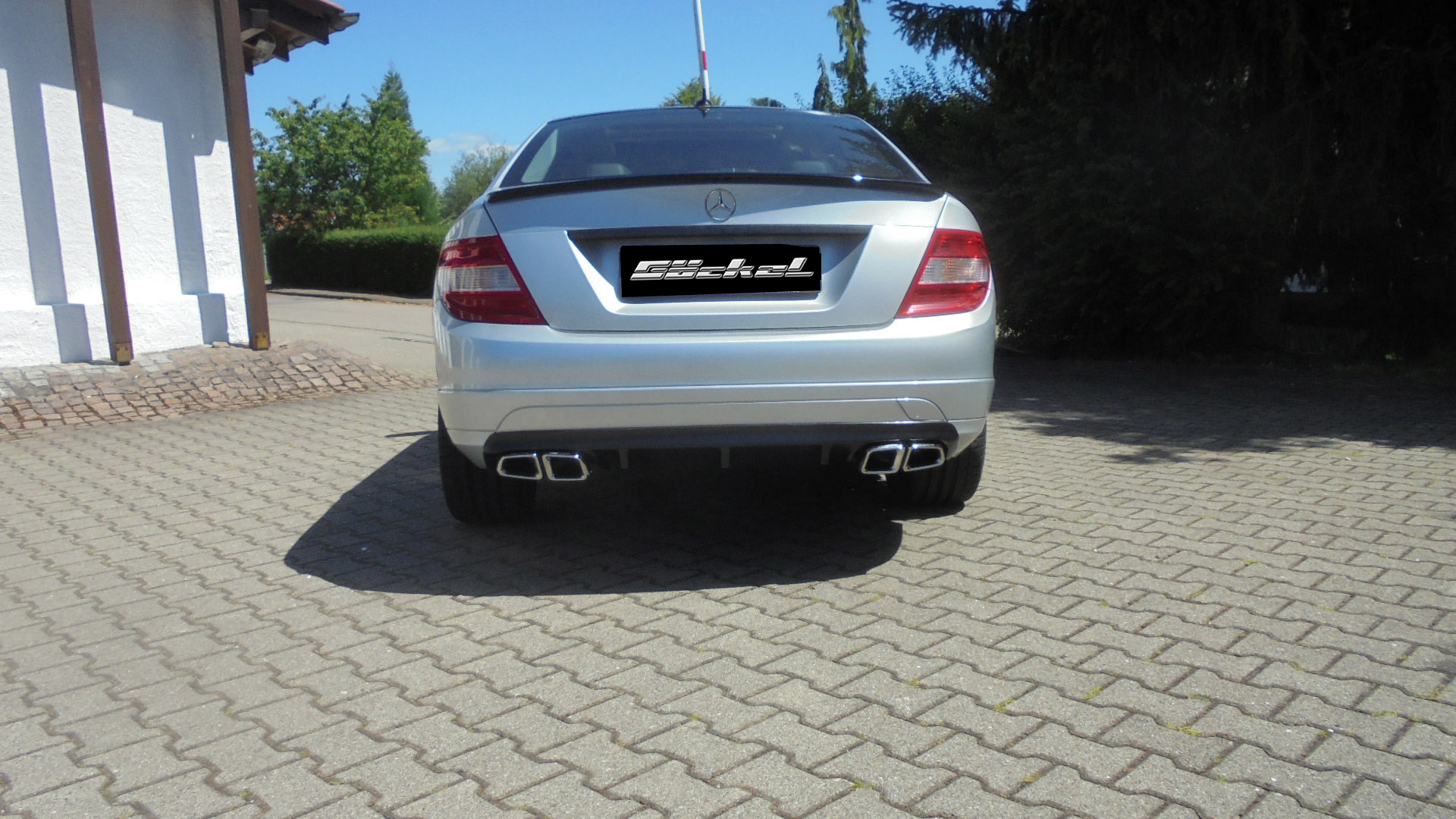 Diffusor C-Klasse W204 Limo. Seriensto&szlig;stange Baureihe 03.07-03.11